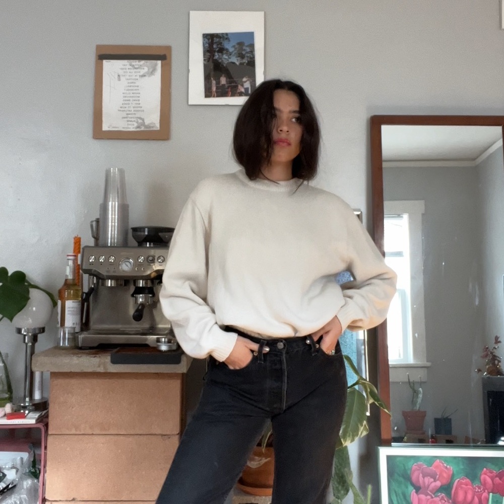 Vintage cream sweater